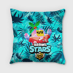 Подушка квадратная BRAWL STARS TROPICAL SPROUT