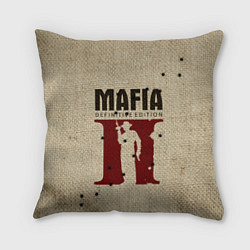 Подушка квадратная Mafia 2, цвет: 3D-принт