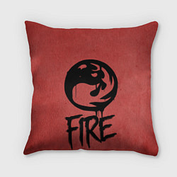 Подушка квадратная Emblems Fire