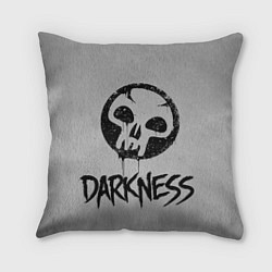 Подушка квадратная Emblems Darkness, цвет: 3D-принт
