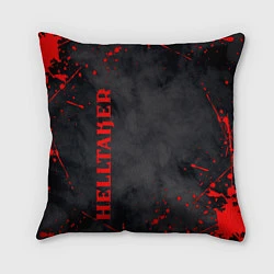Подушка квадратная Helltaker Logo Z, цвет: 3D-принт