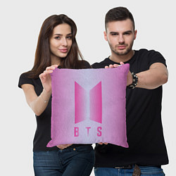 Подушка квадратная BTS, цвет: 3D-принт — фото 2