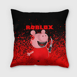 Подушка квадратная Roblox Piggy, цвет: 3D-принт