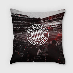 Подушка квадратная FC BAYERN MUNCHEN, цвет: 3D-принт