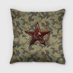 Подушка квадратная Советская звезда