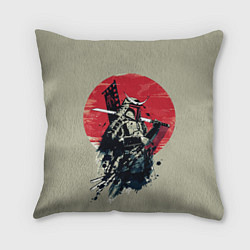Подушка квадратная Samurai man, цвет: 3D-принт