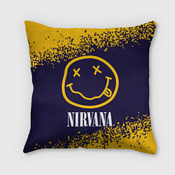 Подушка квадратная NIRVANA НИРВАНА, цвет: 3D-принт