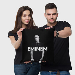 Подушка квадратная EMINEM, цвет: 3D-принт — фото 2