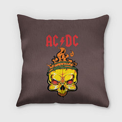 Подушка квадратная ACDC, цвет: 3D-принт