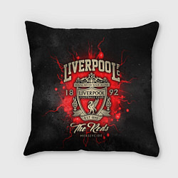 Подушка квадратная LIVERPOOL FC, цвет: 3D-принт