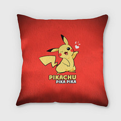 Подушка квадратная Pikachu Pika Pika