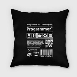 Подушка квадратная Programmer