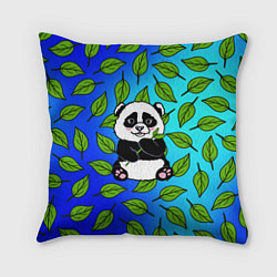 Подушка квадратная Панда, цвет: 3D-принт