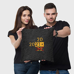 Подушка квадратная 2022 не БУДЕТ, цвет: 3D-принт — фото 2