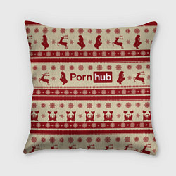 Подушка квадратная Pornhub Новый год