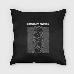 Подушка квадратная CrewMate Division, цвет: 3D-принт