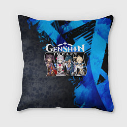 Подушка квадратная Genshin Impact