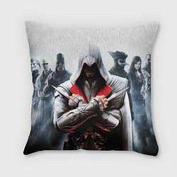 Подушка квадратная Assassin’s Brotherhood S, цвет: 3D-принт