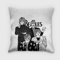 Подушка квадратная THE BEATLES