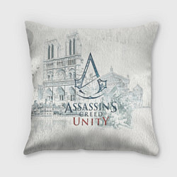 Подушка квадратная Assassin’s Creed Unity, цвет: 3D-принт