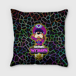 Подушка квадратная Brawl StarsColonel Ruffs, цвет: 3D-принт