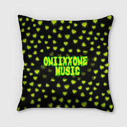 Подушка квадратная OniixxOneMusic, цвет: 3D-принт
