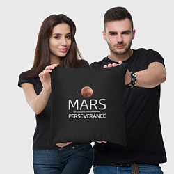 Подушка квадратная Марс, цвет: 3D-принт — фото 2