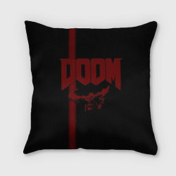 Подушка квадратная Doom, цвет: 3D-принт