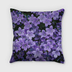 Подушка квадратная Фиолетовый цвет весны