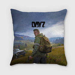 Подушка квадратная DayZ ДэйЗи, цвет: 3D-принт