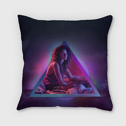 Подушка квадратная Зендея Сериал Эйфория, цвет: 3D-принт
