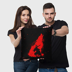 Подушка квадратная DARK SOULS ТЁМНЫЕ ДУШИ, цвет: 3D-принт — фото 2