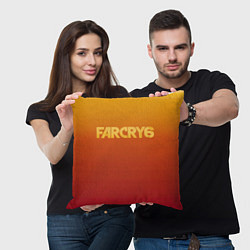 Подушка квадратная FarCry6, цвет: 3D-принт — фото 2