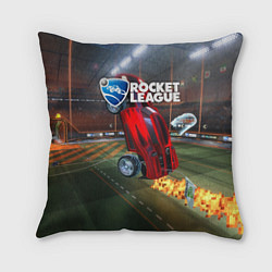Подушка квадратная Rocket League, цвет: 3D-принт