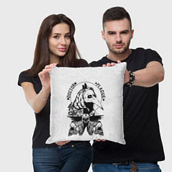 Подушка квадратная Doctor Plague, цвет: 3D-принт — фото 2