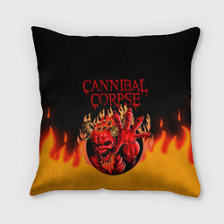 Подушка квадратная Cannibal Corpse Труп Каннибала Z, цвет: 3D-принт