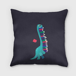 Подушка квадратная Book Dinosaur