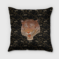 Подушка квадратная Морда тигра