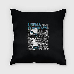 Подушка квадратная URBAN Downtown, цвет: 3D-принт