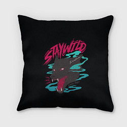 Подушка квадратная Волк StayWild