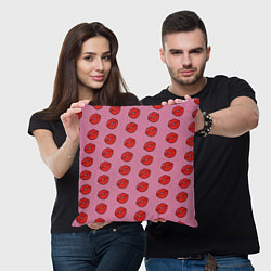 Подушка квадратная Губки, цвет: 3D-принт — фото 2