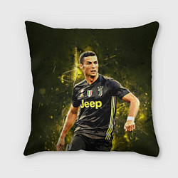Подушка квадратная Cristiano Ronaldo Juventus