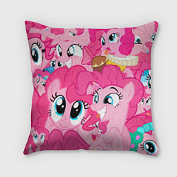 Подушка квадратная Pinkie Pie pattern, цвет: 3D-принт