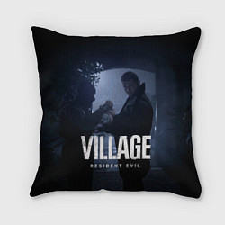 Подушка квадратная RESIDENT EVIL VILLAGE, цвет: 3D-принт