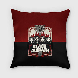 Подушка квадратная Black Sabbath, цвет: 3D-принт