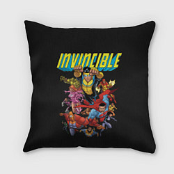 Подушка квадратная Неуязвимый Invincible, цвет: 3D-принт