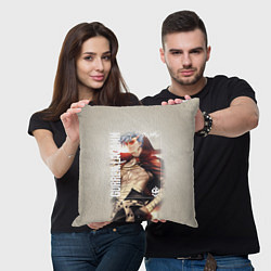 Подушка квадратная Gurren Lagann Kamina, цвет: 3D-принт — фото 2