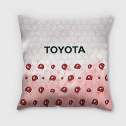 Подушка квадратная Тойота - Racing Паттерн
