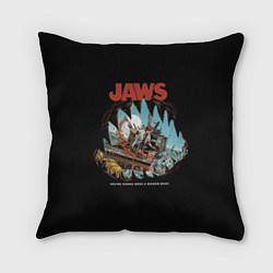 Подушка квадратная Jaws cinema