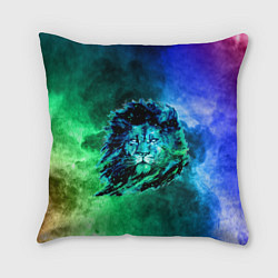 Подушка квадратная Космический лев